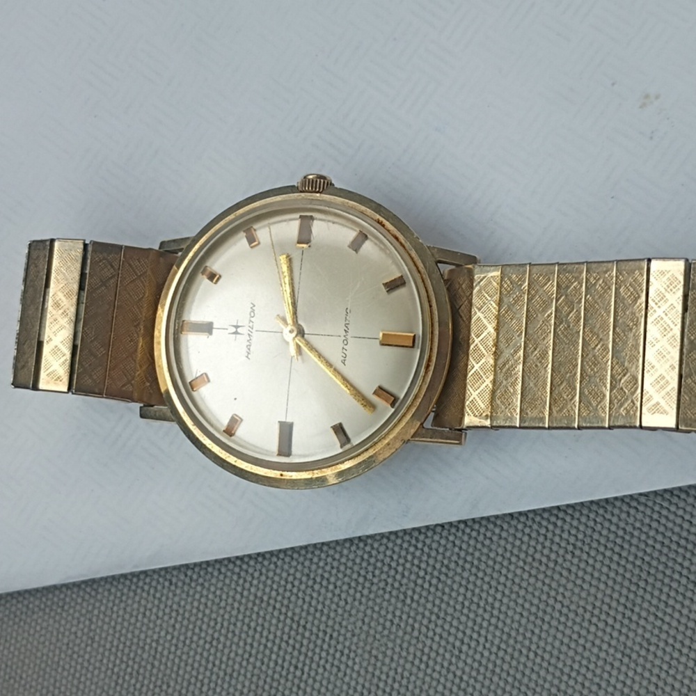 Hamilton Gold and Silver Automatic Watch
